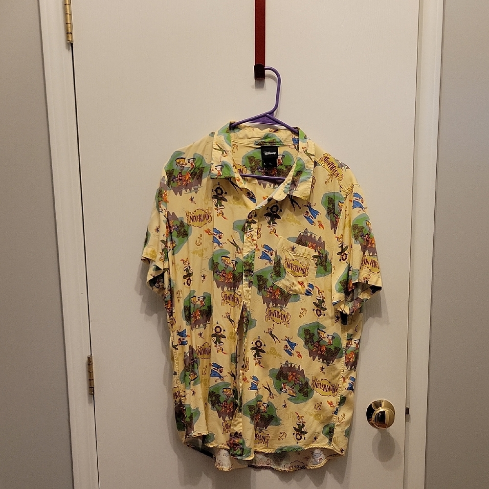 Men's PETeR PAN NEVERLAND BUTTON UP